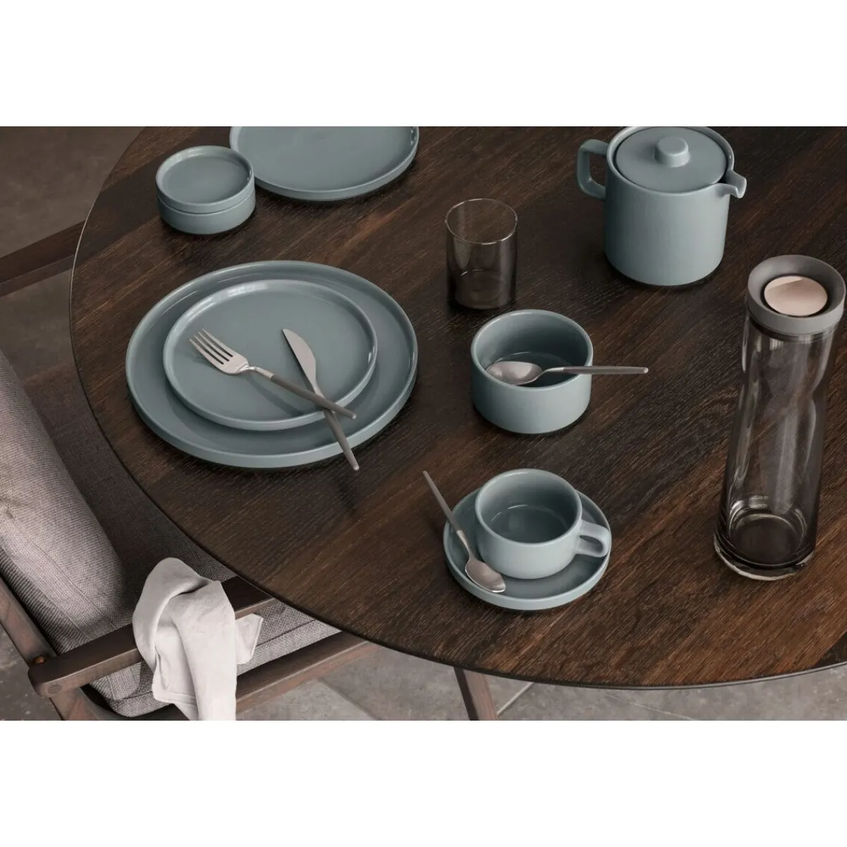 Blomus Kuchengabeln|Kuchengabel 4er-Set Maxime Mourning Dove