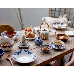 Bloomingville Schalen|Schale Camellia 17 cm Creative Collection blau