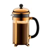 Kaffeebereiter 8 Tassen Chambord kupfer<Bodum Online