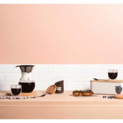 Kaffeeglas 2er-Set Pavina klar<Bodum Hot