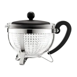 Bodum Teekannen|Teekannen|Teekanne mit transparentem Filter 1,0 l Chambord