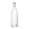 1,00 ltr Glasflasche Swing eckig mit Bügelverschluss<Bormioli Rocco Online