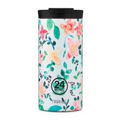 24bottles Thermobecher|Isolierbecher 0,6 l Travel Tumbler Little Buds