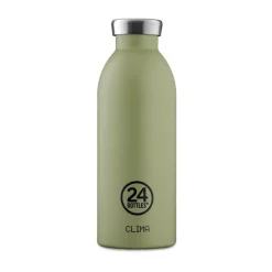 Thermo-Trinkflasche 0,5l Clima Bottle khaki-grün<24bottles Hot