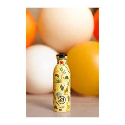 Trinkflasche 0,5 l Jungle Friends gelb mit Sportdeckel<24bottles Sale