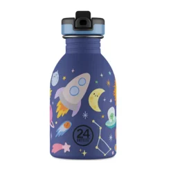 Trinkflasche 0,25 l Kids Bottle Space Friends<24bottles Sale