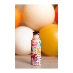 24bottles Trinkflaschen|Trinkflasche 0,5 l Magic Friends rosa mit Sportdeckel