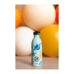 Trinkflasche 0,5 l Sea Friends blau mit Sportdeckel<24bottles