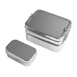Brotzeit Brotdosen|Lunchbox-Set 3in1 3-tlg. edelstahl