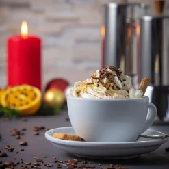 Cappuccinotasse mit Untere 0,1 l Roma weiß<Cilio Clearance