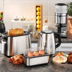 Eierkocher für 3 Eier 210 W Classic edelstahl<Cilio Hot