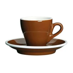 Cilio Espressotassen|Espressotasse mit Untere 0,05 l Milano Marone