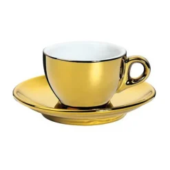 Espressotasse Roma gold m. Untere<Cilio New
