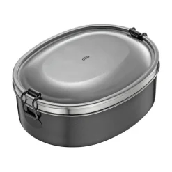 Cilio Brotdosen|Lunchbox 18x14 cm Monte schwarz