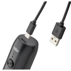 Cilio Milchaufschäumer|Milchaufschäumer Amico schwarz aufladbar