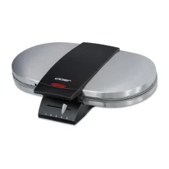 Cloer Kochwelt Entdecken|Doppelwaffeleisen 1329 34x24 cm 1700 W silber