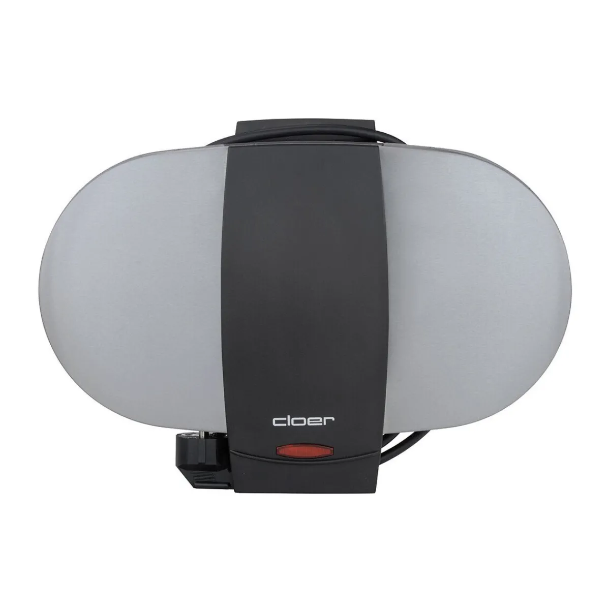 Cloer Kochwelt Entdecken|Doppelwaffeleisen 1329 34x24 cm 1700 W silber