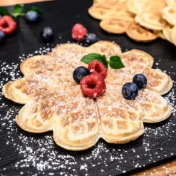 Cloer Kochwelt Entdecken|Doppelwaffeleisen 1329 34x24 cm 1700 W silber