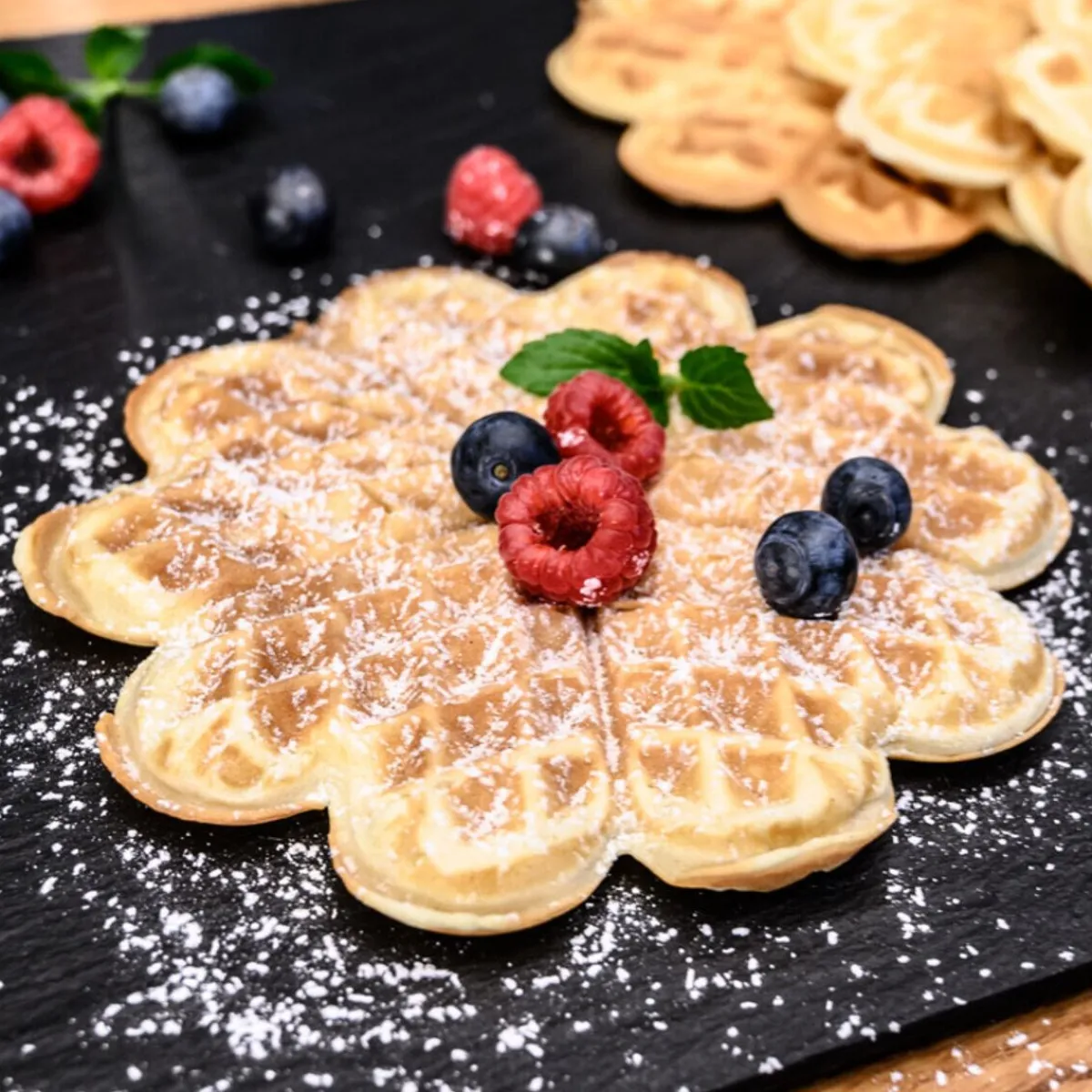 Cloer Kochwelt Entdecken|Doppelwaffeleisen 1329 34x24 cm 1700 W silber