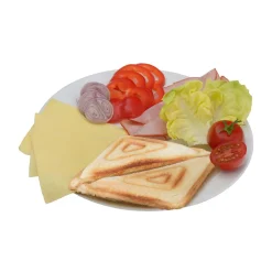 Cloer Kochwelt Entdecken|Sandwichmaker 1800 W silber