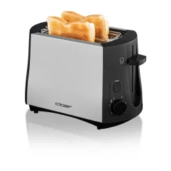 Cloer Toaster|Toaster 825 W Cool Wall chrom/schwarz