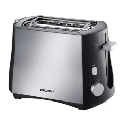 Cloer Kochwelt Entdecken|Toaster 825 W Cool Wall chrom/schwarz