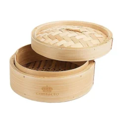 Dampfgarkorb 20 cm Bambus<Contacto Hot