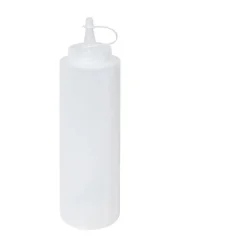 Contacto Backzubehör|Kochwelt Entdecken|Quetschflasche 0,35 l Neutral Weiss 21cm Hoch