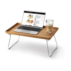 Continenta Weihnachten|Kuschelige Winterzeit|Bett-Tablett 53x32x7 cm Eiche