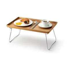 Continenta Weihnachten|Kuschelige Winterzeit|Bett-Tablett 53x32x7 cm Eiche