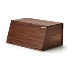 Continenta Brotkästen & Brotkörbe|Brotkasten 40x26x18,5 cm Walnuss