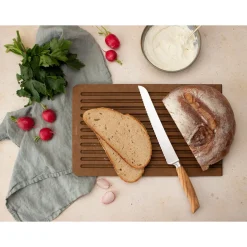 Continenta Messer & Co. Entdecken|Brotschneidebrett 38,5x23,5x0,9 cm Duracore braun