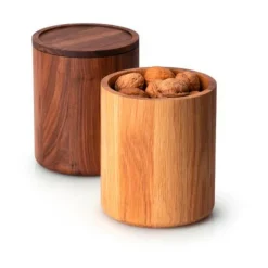 Continenta Vorratsdosen|Dose 13x13cm H.16cm Eiche