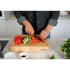 Continenta Messer & Co. Entdecken|Hackblock 40x30x7,5 cm Stirnholz