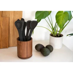 Continenta Kochbesteck|Messer & Co. Entdecken|Kochlöffel 31,5 cm Duracore schwarz