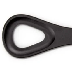 Continenta Spargel Zubehör|Kochlöffel mit Loch 31,5 cm Duracore schwarz