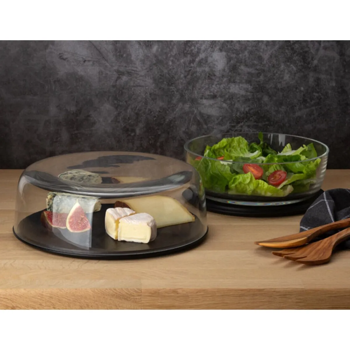 Continenta Servierplatten|Käseglocke Deckel / Schüssel 22cm