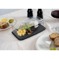 Continenta Servierplatten|Käseglocke 34x21x11 cm Duracore klar
