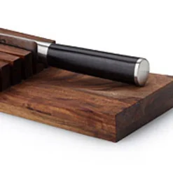 Messerblock f. Schublade 5 Messer 39 x 11 x 3,5 cm Akazie<Continenta Best