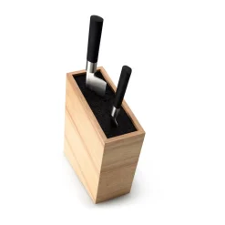 Continenta Messerblöcke|Messer & Co. Entdecken|Messerblock klein m. flex. Einsatz schräg stehend