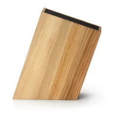 Messerblock m. flex. Einsatz Eiche 28,5x8x19cm<Continenta Online