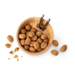 Nussschale mit Qualitätsknacker 19 cm Gummibaum<Continenta Outlet