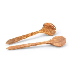 Continenta Salatbesteck|Salatbesteck Olive, geölt 31,5cm