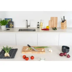 Continenta Pizza|Schneidebrett Stirnholz 35x25x2cm