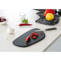 Continenta Schneidebretter Aus Holz|Schneidebrett 31,8x17,8x0,9 cm Duracore schwarz