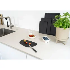 Schneidebrett 29x20x1 cm Duracore schwarz<Continenta Best