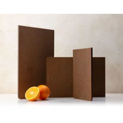 Continenta Schneidebretter Aus Holz|Schneidebrett 34,5x24x0,7 cm Duracore braun