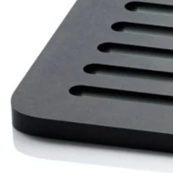 Schneidebrett 39x24x1 cm Duracore schwarz<Continenta New