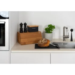 Schneidebrett 39x24x1 cm Duracore schwarz<Continenta New