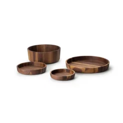 Continenta Schüsseln|Schüssel 31 x 12 cm Walnuss